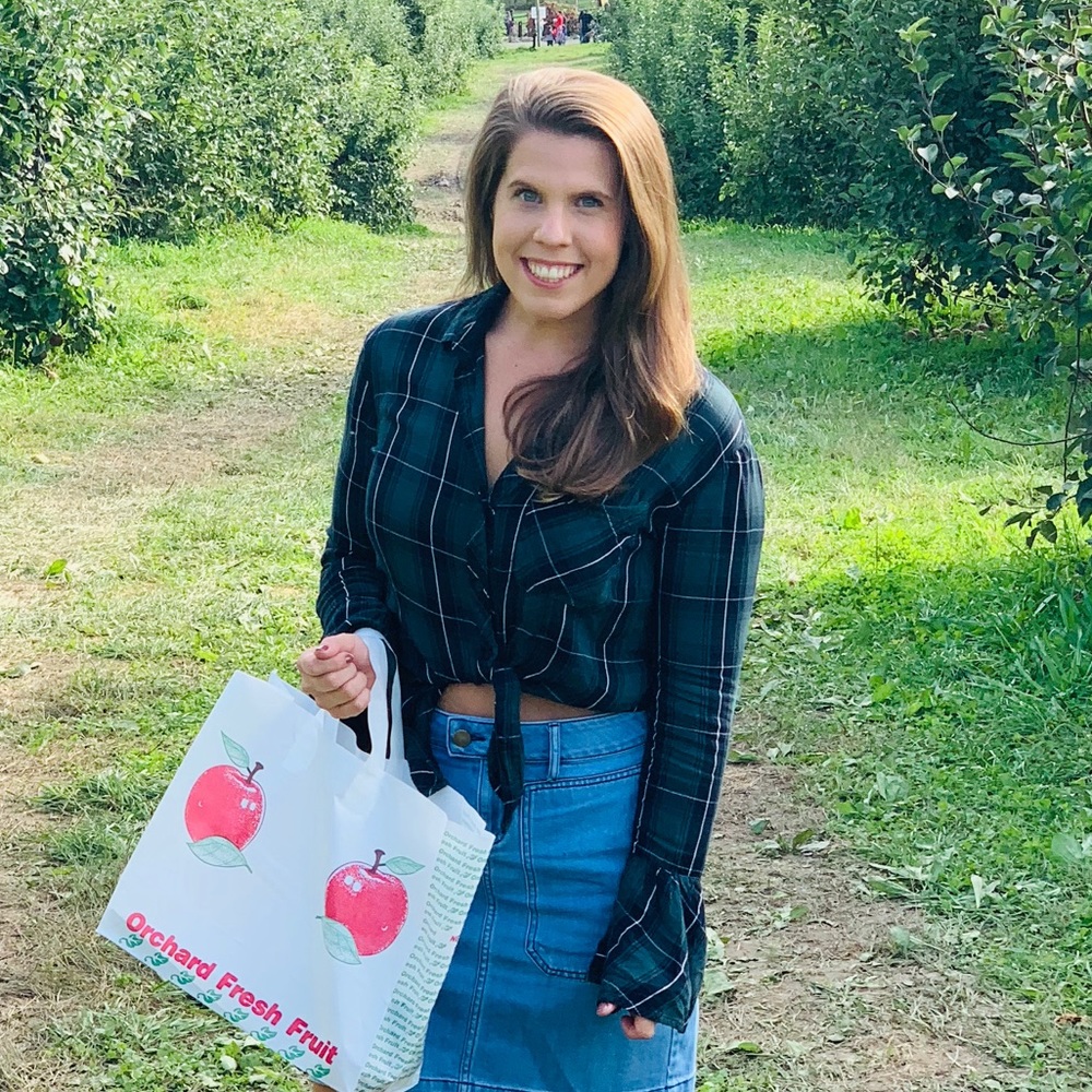 Flannel green top